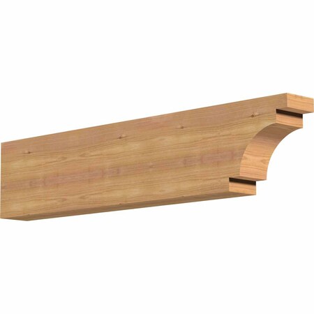 Ekena Millwork Mediterranean Smooth Rafter Tail, Western Red Cedar, 3 1/2"W x 8"H x 36"L RFT04X08X36MED00SWR